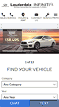 Mobile Screenshot of lauderdaleinfiniti.com